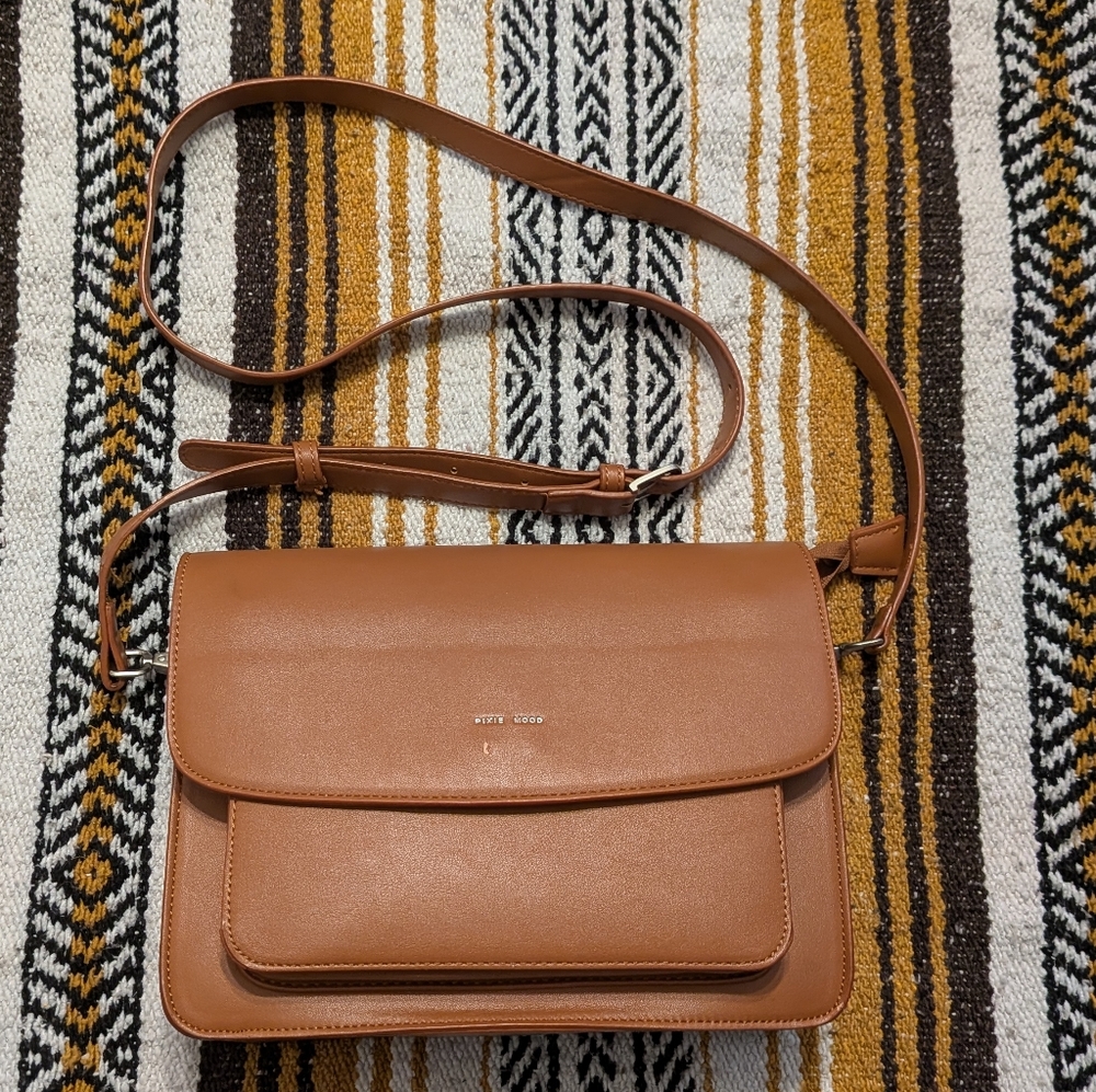 Pixie Mood Crossbody Camel Structured Bag - image 2
